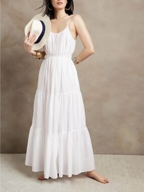 Banana Republic | Dresses | Manon Linen Blend Maxi Dress Size 4 Nwt |  Poshmark